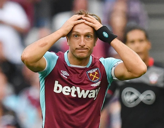 West Ham - 68 thẻ vàng. Ảnh: Exress.