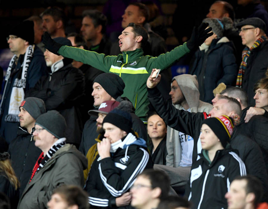 7. Swansea City - 98,3%. Ảnh: Express.