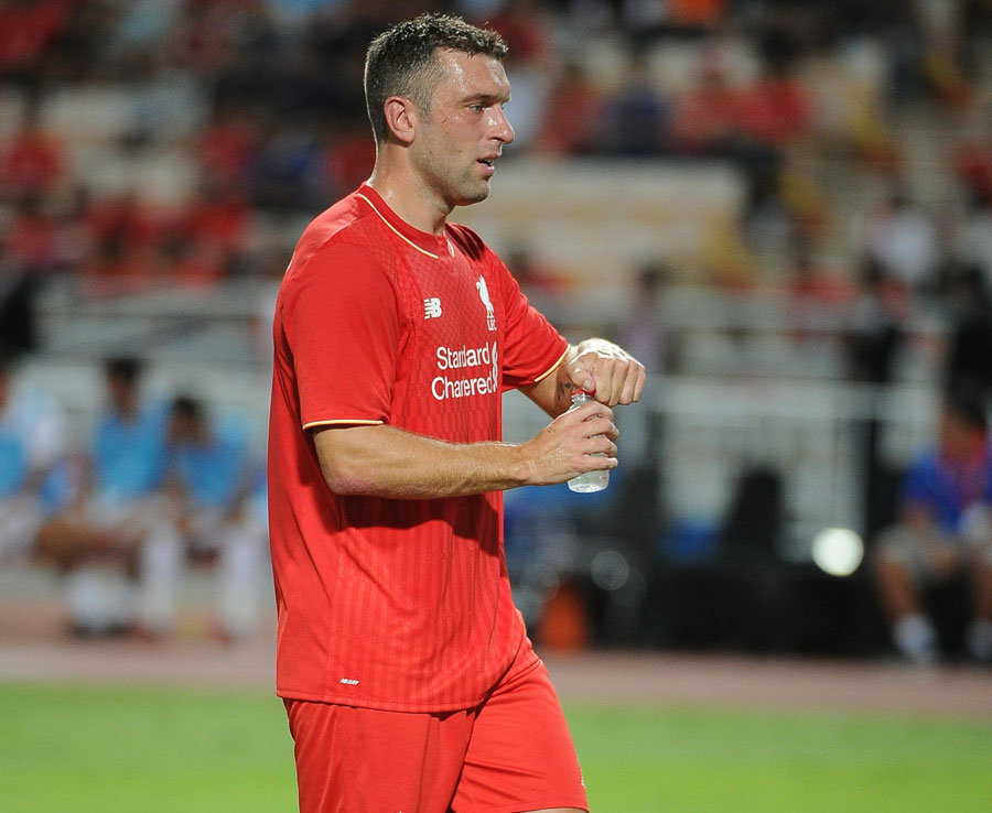 Rickie Lambert - Khoác áo số 9 giai đoạn 2014 - 2015. Ảnh: Daily Star.