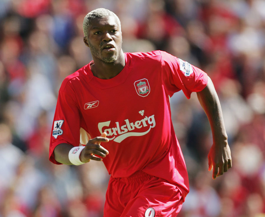 Djibril Cisse - Khoác áo số 9 giai đoạn 2004 - 2006. Ảnh: Daily Star.