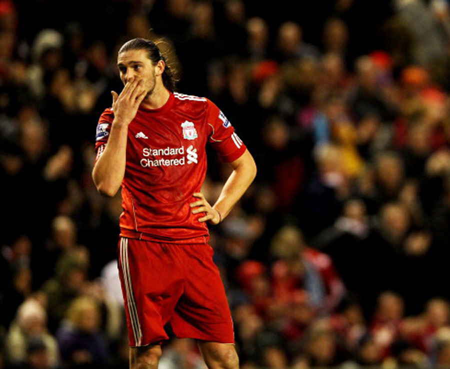 Andy Carroll - Khoác áo số 9 giai đoạn 2011 - 2012. Ảnh: Daily Star.