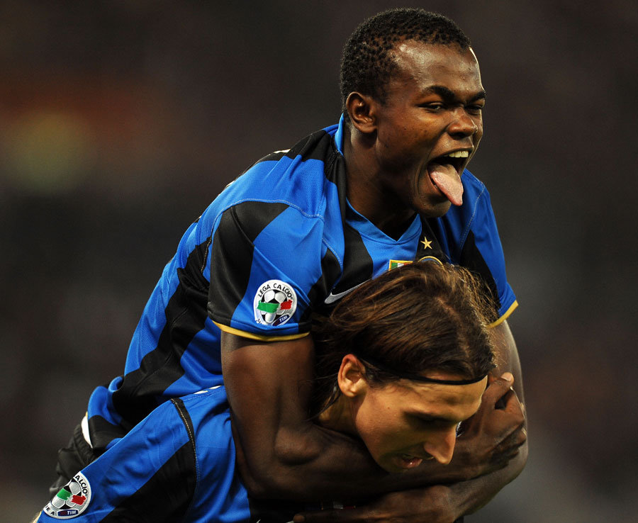 Victor Obinna - Miễn phí từ Verona đến Inter Milan năm 2009. Ảnh: Daily Star.