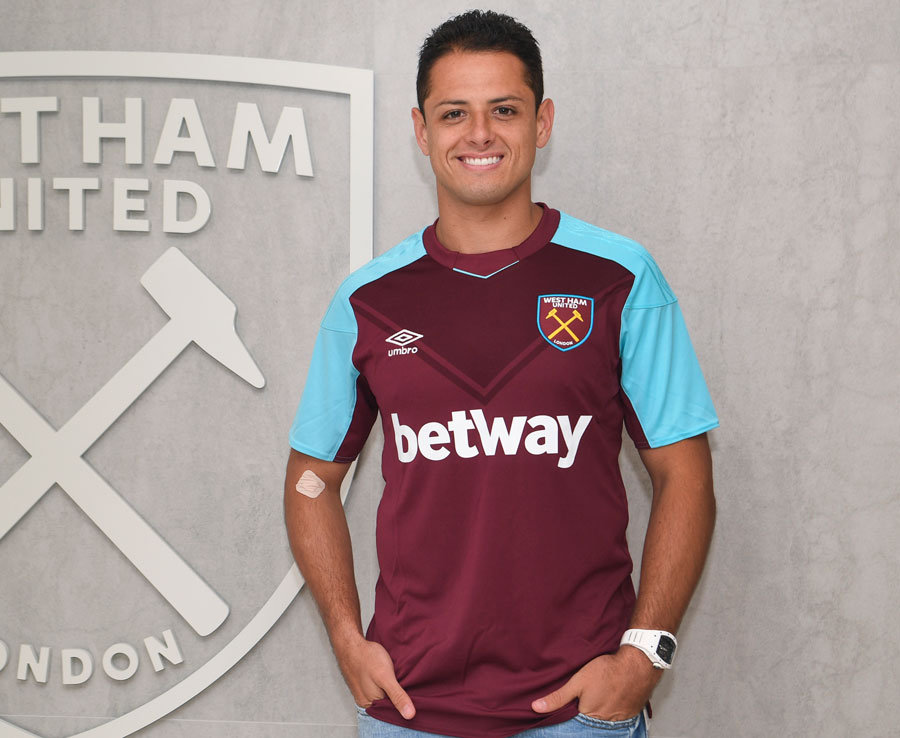 5. West Ham - Javier Hernandez - 8,21 triệu người theo dõi. Ảnh: Daily Star.