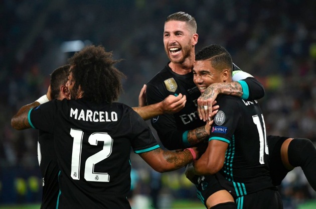 Casemiro bất ngờ mở tỷ số cho Real.