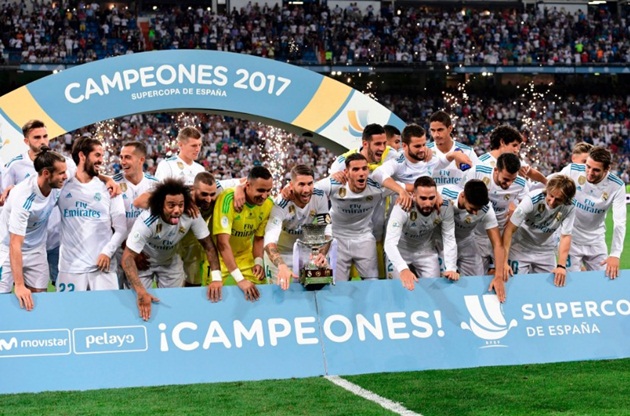 4 - Real Madrid đã có 4 danh hiệu trong năm 2017, đây là lần thứ 2 họ làm được điều này. Lần đầu tiên là vào năm 2014.
