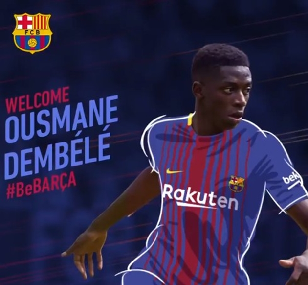 Dembele chính thức trở thành người của Barca.