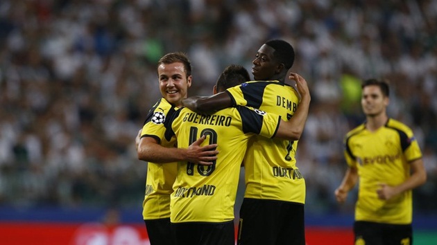 CLB ghi nhiều bàn nhất trong vòng bảng: 21 bàn -  Borussia Dortmund (2016/17).