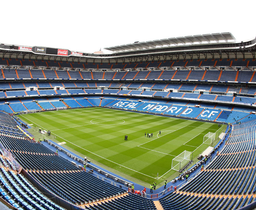 10. Real Madrid - Sân nhà: Santiago Bernabeu - Trận có đông khán giả nhất: 71.205.
