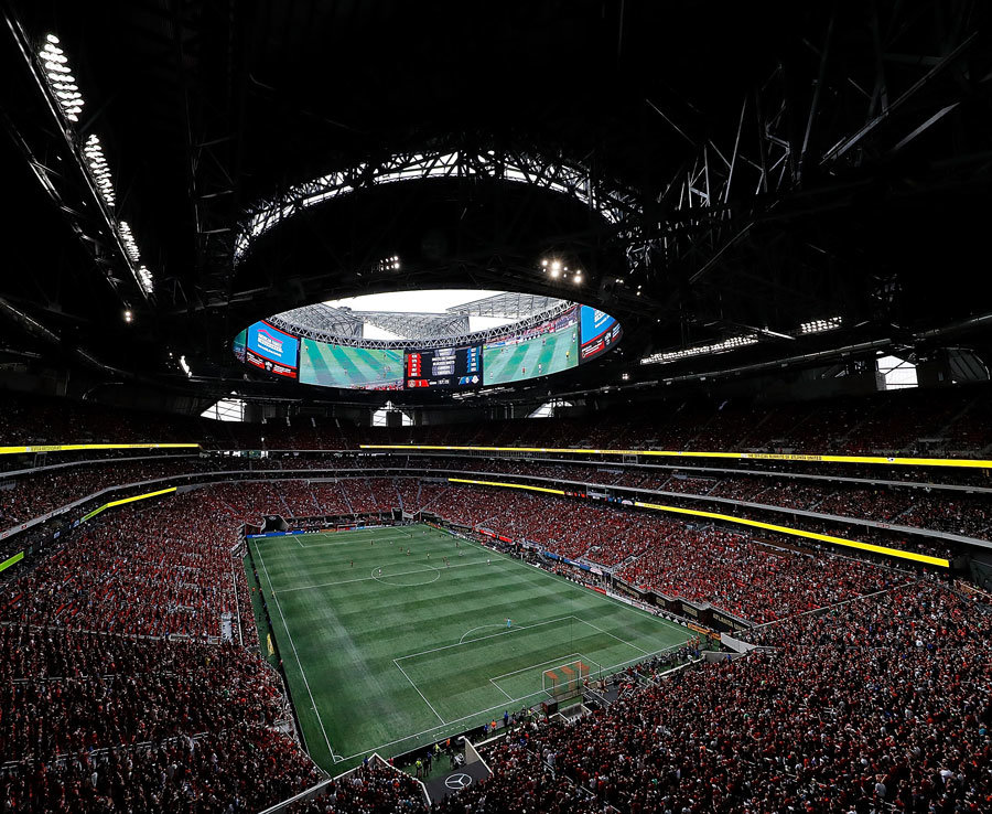 8. Atlanta United - Sân nhà: Mercedes-Benz - Trận có đông khán giả nhất: 71.874.