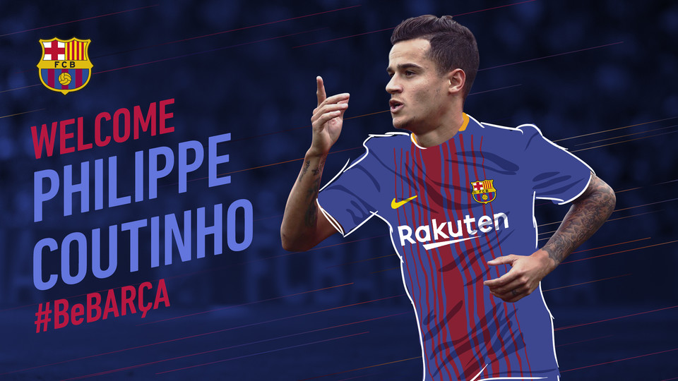 Coutinho chính thức trở thành cầu thủ của Barca.
