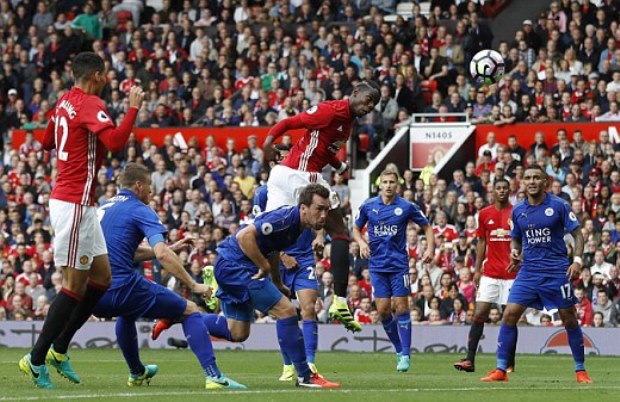 Pogba đã có bàn thắng ra mắt Quỷ đỏ. Ảnh: Internet.