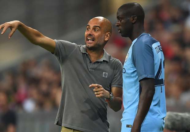 Toure bị Pep trừng phạt ở Man City. Ảnh: Internet.