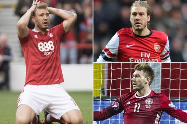 Bendtner đã có bàn ra mắt Nottingham. Ảnh: Internet.