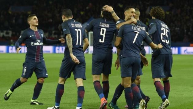 Niềm vui của dàn sao PSG. Ảnh: Internet.