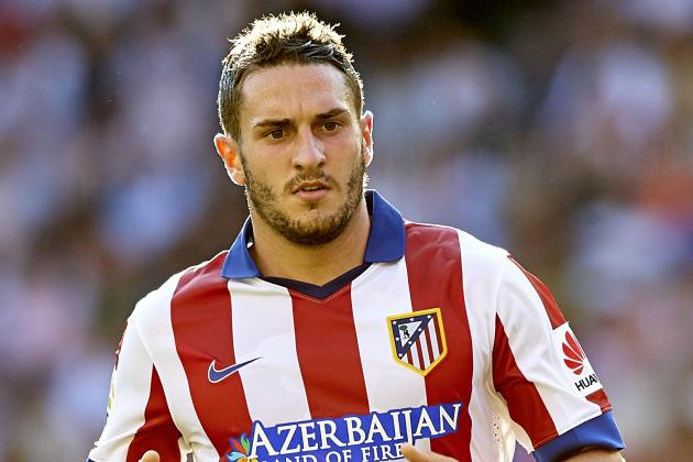 31. Koke (Atletico, 24 tuổi, 67.1 triệu euro)