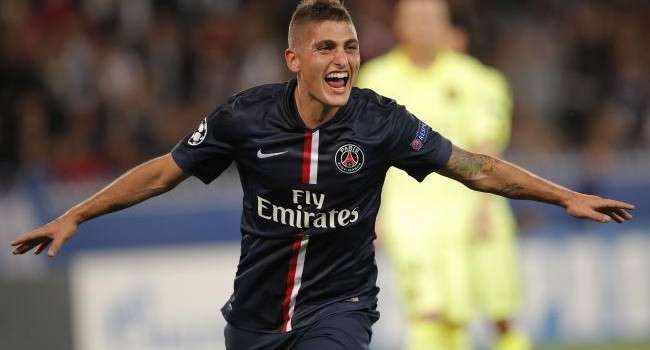 10. Marco Verratti (PSG) - 2.4 cơ hội tạo ra mỗi trận, 2 đường kiến tạo