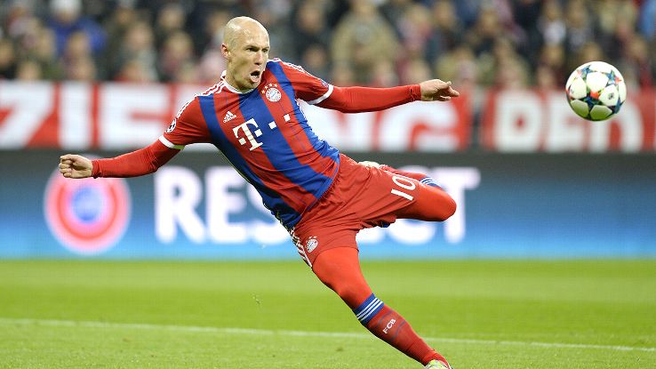 13. Arjen Robben, 25 triệu euro, từ Real Madrid