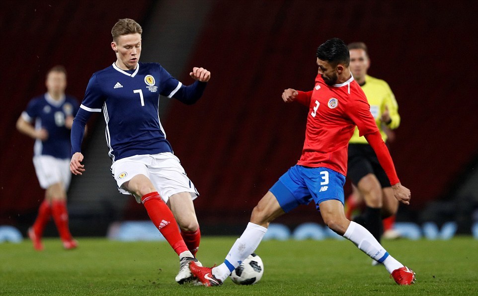 McTominay có màn ra mắt tuyển Scotland.