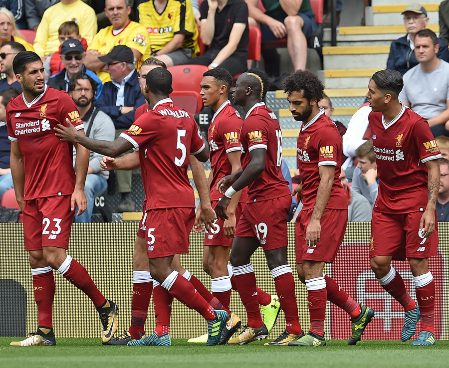 5=. Liverpool - 7 lần