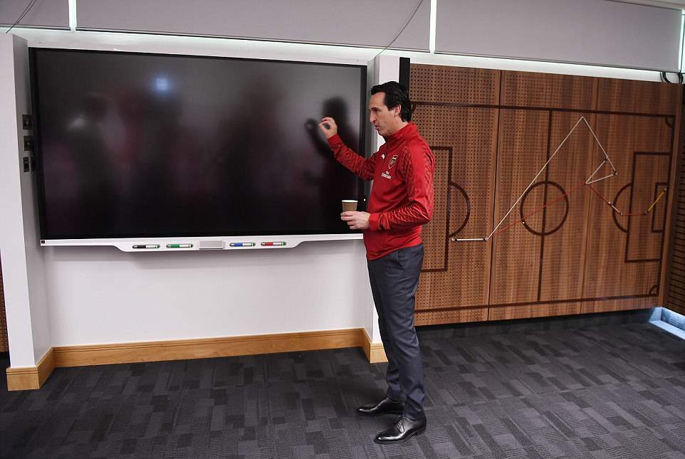 Ảnh bài viết HLV Unai Emery hào hứng trong ngày đầu ở London Colney