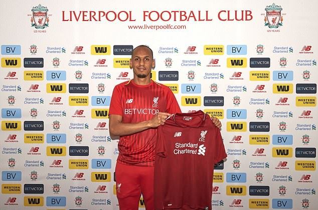 Ảnh bài viết Fabinho rạng rỡ khoe áo đấu Liverpool