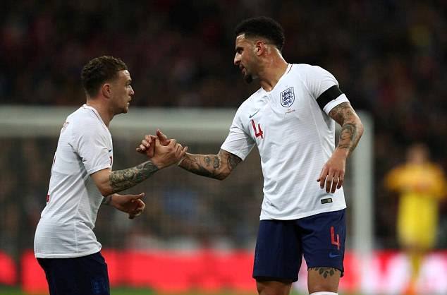 Kieran Trippier và Kyle Walker.