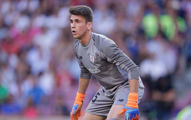 Thủ môn: Unai Simon — Athletic Bilbao (21 tuổi)