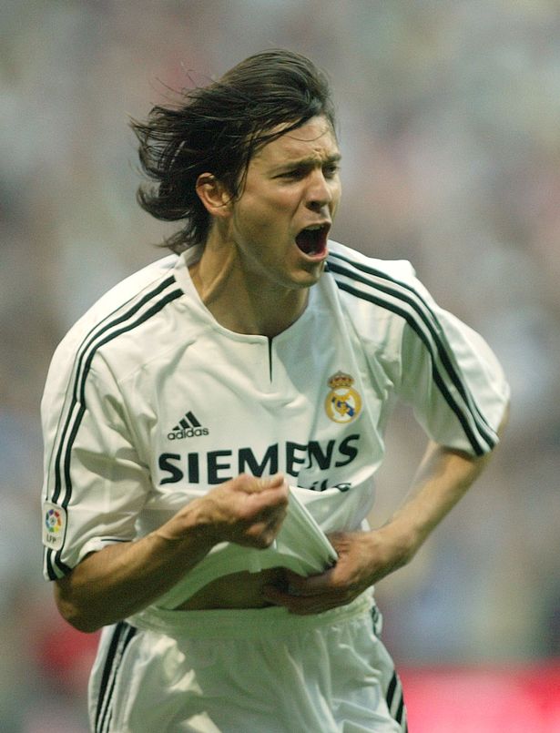 Santiago Solari trong màu áo Real.