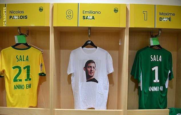 Phòng thay đồ của Nantes.