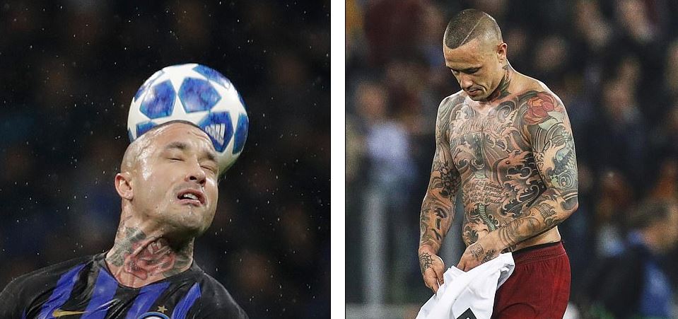 Rajda Nainggolan của Inter Milan.