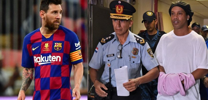 Messi ra tay cứu Ronaldinho.