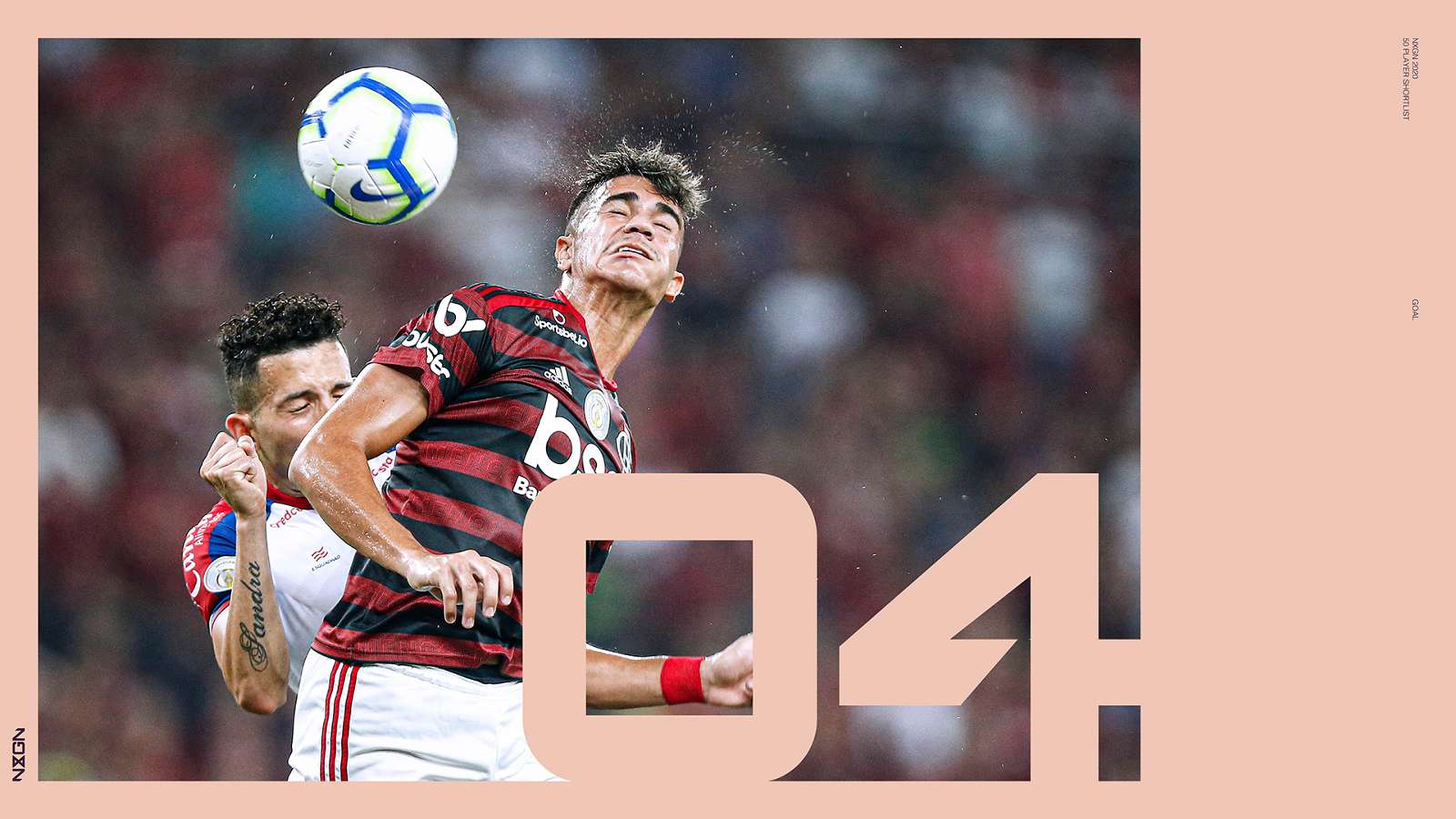 #4 Reinier | Real Madrid: Thật dễ hiểu tại sao HLV của Flamengo, ông Jorge Jesus lại vô cùng tức giận khi câu lạc bộ quyết định bán Reinier cho Real Madrid chỉ giá với 35 triệu euro vào tháng Giêng. Reinier là mẫu tiền vệ đầy tinh tế, nhiệt huyết, với khả năng ghi bàn, kiến tạo ấn tượng.