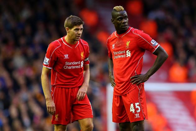 Balotelli gây thất vọng ở Liverpool.