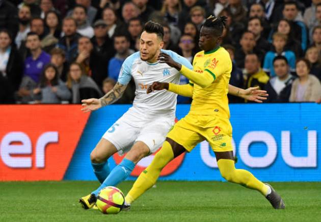 Ocampos ngày còn ở Marseille.