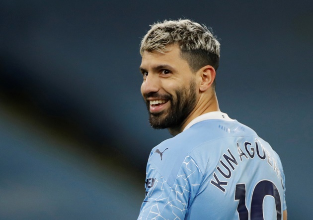 11. Trung phong: Sergio Aguero hiện vẫn được xem là trung phong số 1 của Man City.