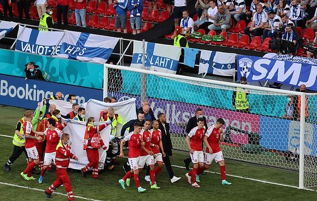 Eriksen không có tiền sử các bệnh về tim mạch.