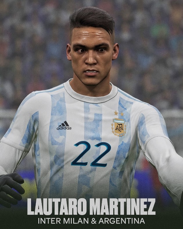 Vẻ mặt có phần hốt hoảng của Laurato Martinez, tiền đạo của Inter Milan.