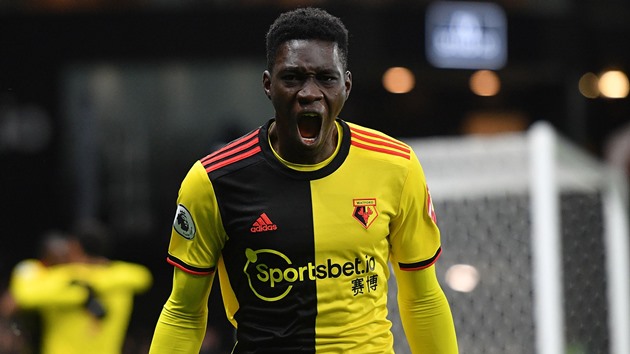 4. Ismaila Sarr (Watford): Sarr vẫn cho thấy mình là một trong những cầu thủ chạy cánh lợi hại nhất ở Premier League. Anh rê bóng trung bình mỗi trận là 3.
