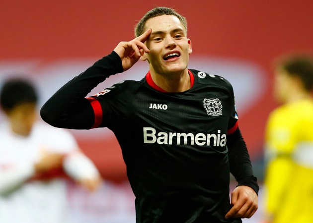 6. Florian Wirtz - 3,7 cơ hội mỗi 90 phút: Chàng trai 18 tuổi tốt nghiệp học viện Bayer Leverkusen được mệnh danh là Kai Havertz mới. Wirtz đã ghi bàn hoặc kiến tạo trong mỗi lần ra sân cho Leverkusen mùa này.