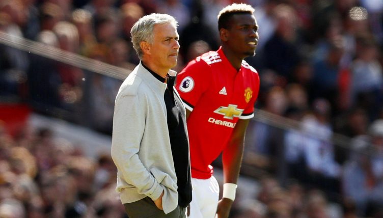 Pogba và Mourinho.