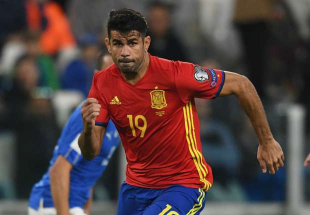 Diego Costa (Tây Ban Nha) - 4  bàn. Bên cạnh phong độ ấn tượng trong màu áo Chelsea, Costa cũng đang thi đấu khá tốt mỗi lần trở về làm nghĩa vụ quốc gia. Với 4 bàn thắng của anh, Tây Ban Nha đang cạnh tranh quyết liệt với Italia tại bảng G cho một chiếc vé đi thẳng đến Nga năm sau.