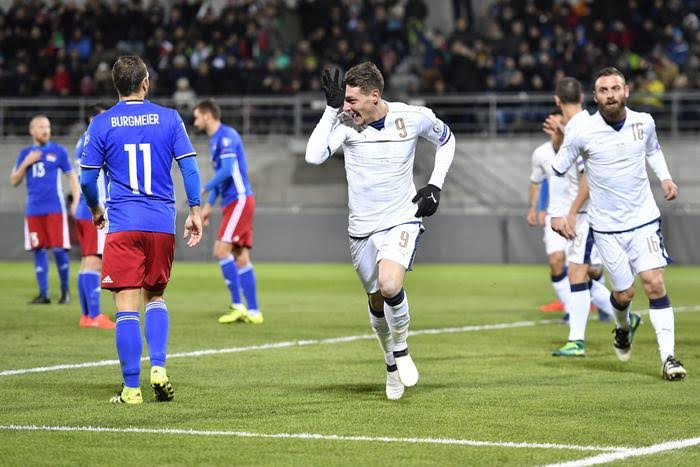 Italia giành chiến thắng 4-0 trong trận lượt đi.