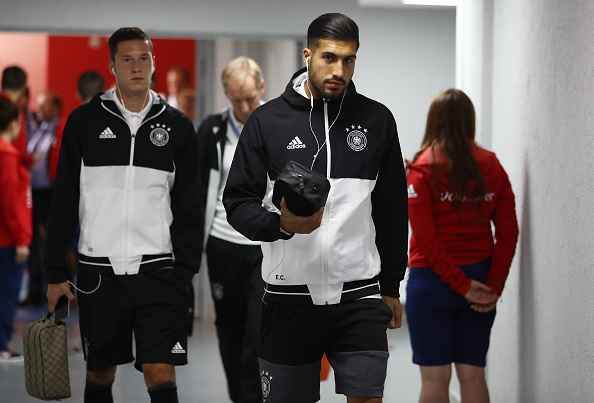 Emre Can điển trai với mái tóc bóng mượt.