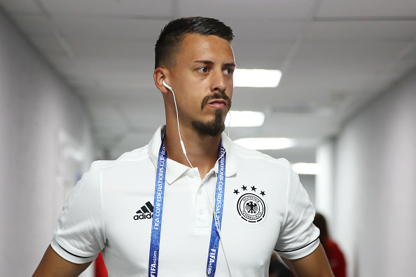 Sandro Wagner là tiền đạo cắm duy nhất của tuyển Đức