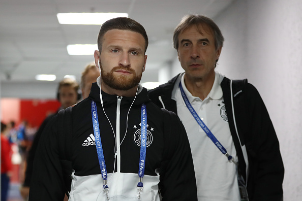 Rudiger và Mustafi sẽ là cặp trung vệ của đội tuyển Đức trong cuộc chạm trán Australia.