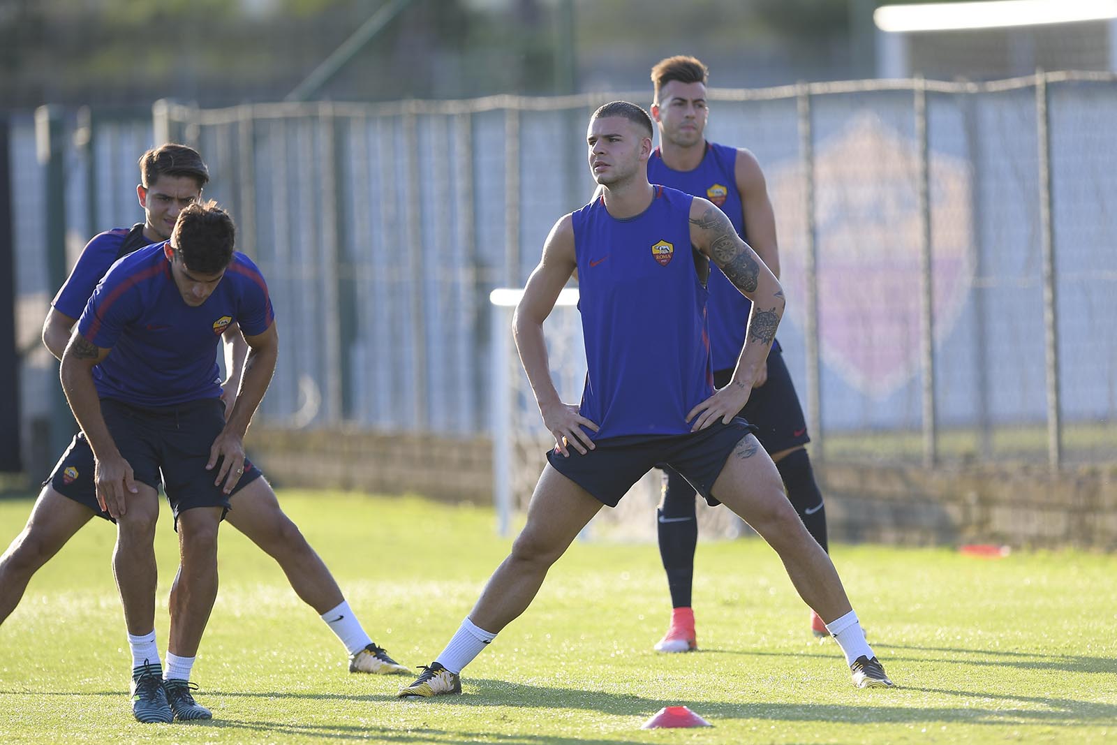 Các cầu thủ Roma đã có buổi tập cuối cùng trước cuộc chạm trán Inter.