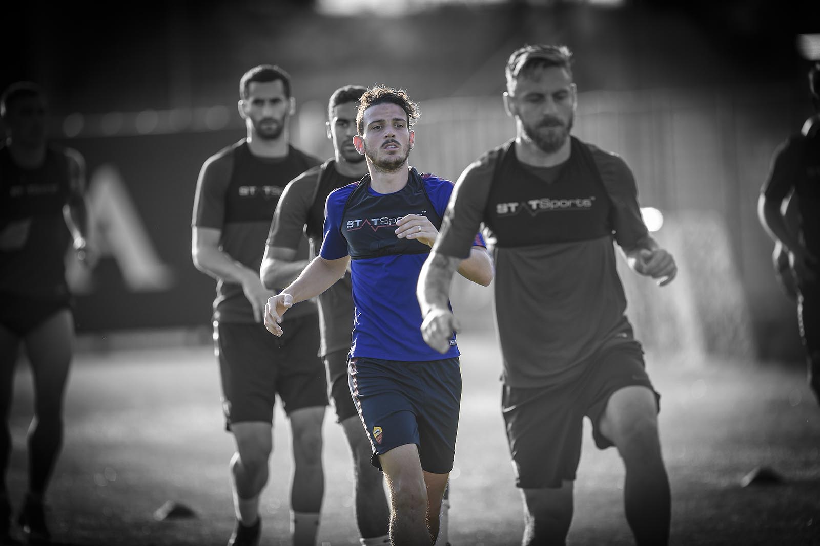 Trong buổi tập này, Roma đón chào sự trở lại của Florenzi.