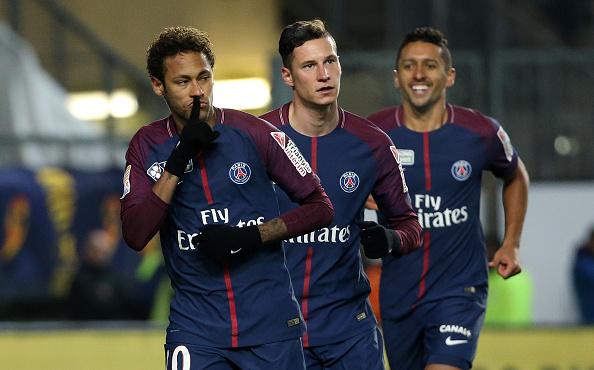 Mở tỉ số trên chấm 11m, Neymar đưa PSG vào bán kết - Bóng Đá
