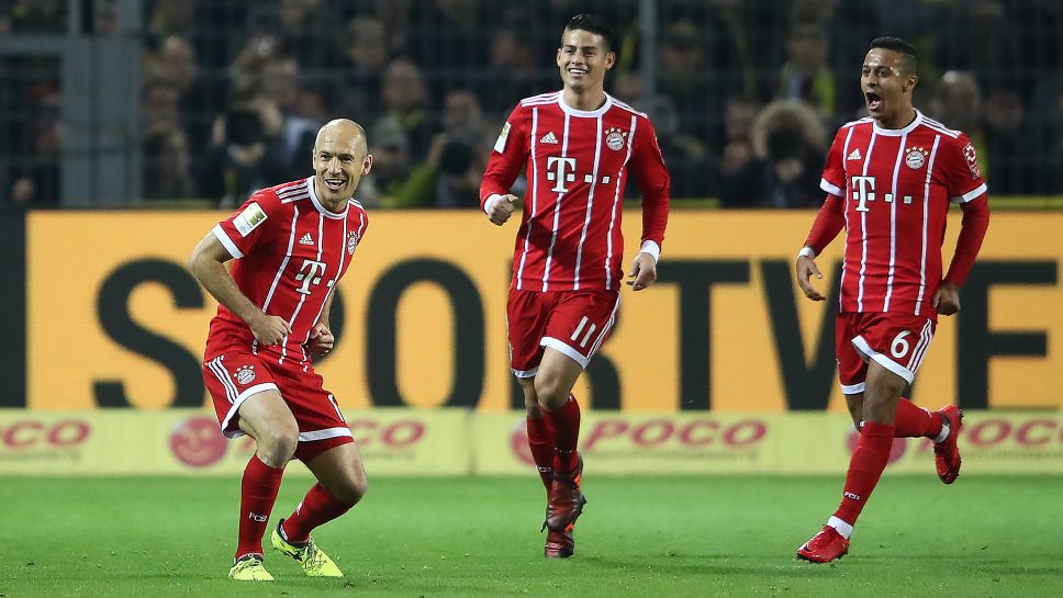 Bayern vẫn xếp trên Dortmund về thành tích ở Der Klassiker.