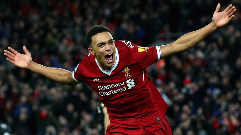 Alexander-Arnold, phát hiện tuyệt vời của Liverpool mùa trước.